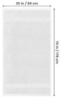 Luxurious Jumbo Bath Sheet 2 Piece  600 Gsm  35 By 70 Inches  100  Ring Spun    