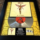 Nirvana   In Utero   Platinum Music Award Vinyl Lp Record Cd