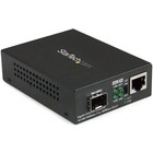 Startech Gigabit Ethernet Fiber Media Converter With Open Sfp Slot - Supports