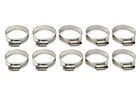 Samco Sport Hcb 45 10   Set Of 10 Natural Stainless Steel 45mm-1-3 4in Hose Clam