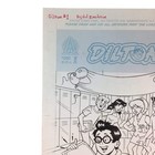 Original Art Comic Cover Dilton  1 Digital Exclusive Issue By Bill Golliher