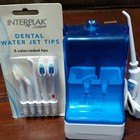 Interplak By Conair Electric Corded Water Flosser Blue white W  5 Tips