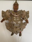 Vintage Thai Burmese Marionette Handmade String Puppet Wooden Doll Ornate