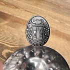 Vintage Authentic French Silver Plate Wine Taster Sommelier Cup Tastevin