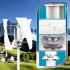 3000w Vertical Wind Turbine Generator Hybrid Mppt Controller 48v Windmill Motor