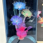 Vintage Fiber Optic Flowers Multicolor Floral Lamp New In Open Box