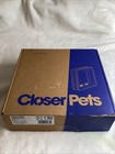 4-way Locking Cat Flap Door With Liner Small Medium Cats Weatherproof 235 White