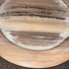 13 Inch Natural Wood  Plate Made Thailand