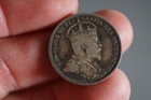 1908 Canada Silver Twenty-five Cents Coin 25c Canadian