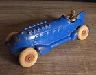 Antique Hubley Cast Iron Race Car Toy 8 