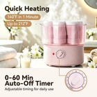 Verytop Towel Steamer  Mini Portable Hot Towe Warmer For Spa Salon-pink