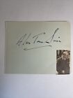 Vintage Alastair Sim Signed Album Page W  6 5   x4 5    Photo -autograph   Signature