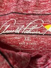 Arnold Palmer Mens 2xl  Red Striped  Golf Polo Shirt   y8  Nw ots