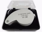 60pk 30x 25mm Illuminated Led Jewelers Jewelry Eye Loupe Magnifying Glass Lens