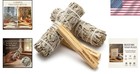 Cleansing Smudge Kit  Handcrafted White Sage   Palo Santo Incense Sticks Combo