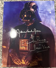 Star Wars  Esb James Earl Jones David Prowse Signed 8 X 10 Photo W char Name