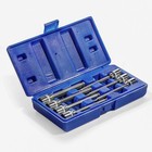 Xtremepowerus 7pc 3 8  Ball End Long 4 3  Standard Sae Hex Allen Bits Sockets