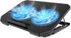 Laptop Cooling Pad With Adjustable Height Two 5 1 Inches Fan 2 Usb Ports Suit   