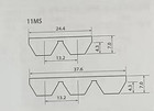 1pcs Bando Banflexscrum Wide Angle Belt 2-11ms1950 3-11ms1950 4-11ms1950
