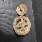 Vintage Repro Brass Mechanical Twist Door Bell Ringer Victorian Style