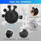 Finger Grip Strengthener Hand Grip Strength Trainer Adjustable Forearm Exerciser