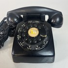 Vintage Western Electric Bell System Rotary Dial Phone Black Desk Phone 5302g