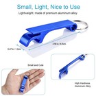 Mcyye 6pcs Colorful Mcyye Beer Bottle Openers  Premium Metal Keychain Bottle    