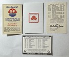 Vintage Lot 4 California Golden Bears College Football Pocket Schedule 1977 1989