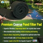 Aquatic Experts Classic Koi Pond Filter Pad Coarse  Black Bulk 3 4 -1  Thick