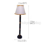 1 12 Dollhouse Miniature Floor Lamp Battery Operated Lights Classic Vintage Lamp