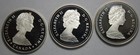 Canada 1985  1986   1989 Mint Proof Silver Dollar Lot Of 3  x269271 