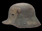 Ww1 Imperial German Army - M1916 M1917 Camouflaged Helmet Shell - Very Nice 