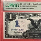 1899  1 Black Eagle Silver Certificate Fr 230 Pmg Gem Uncirculated 65epq
