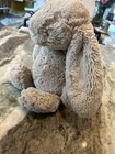Jellycat London Beige Bashful Bunny  Plush Stuffed Animal 12  Has Paint Stains