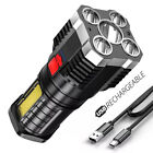 Super Bright Led Torch Flashlight Emergency Lamp Flashlight Patrol Searchlight