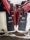 Brian s G-netik Senior Goalie Leg Pads 34 1  Red white