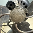 Emerson Jr Oscillator Antique Fan  8in Cast Iron Base Works  10 Patented 