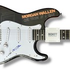 Morgan Wallen Signed Guitar Custom Graphics Beckett  Coa One Thing At A Time