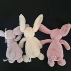 Jellycat Bashful Lot  3    Htf Retired Plush Stuffed Rabbit   Usa Seller       