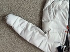 Timberland White Down Puffer Jacket Size M