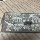 Vintage Buckeye Incubator Cast Iron Chicken Farm Feed Seed Sign Plaque Antique