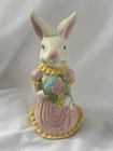 Vtg Jade Collection Easter Bunny Rabbit Holiday Decor Ceramic Figurine