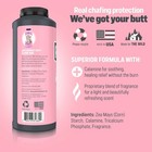 Anti Monkey Butt Body Powder For Women - Talc-free  Anti-chafing - 8 Oz