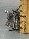 Pewter Wizard With Rhinestone Staff  Spoontiques Pp708 Mythical Fantasy Medieval
