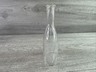 Vintage Glass Bottle W  Embossed Measurements   16 Tbs  8 Oz