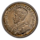 1914 25c Canada Silver Twenty-five Cents  1734 Oz Asw Xf au  - Km 24 - Sku-f3655