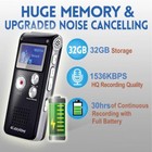 32gb Mini Grabadora De Voz Grabacion De Audio Espia Activado Por Voz Microfono