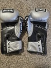 Ringside Apex Bag Gloves Small medium Silver   Black