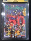 Justin Roiland Signed Rick And Morty Comic   50 Kyle Starks Cgc 9 8 Variant Rare