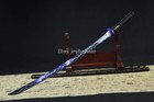 Hand Forged Blue T1095 Steel Lightning Blade Sword Japanese Samurai Sword Sharp